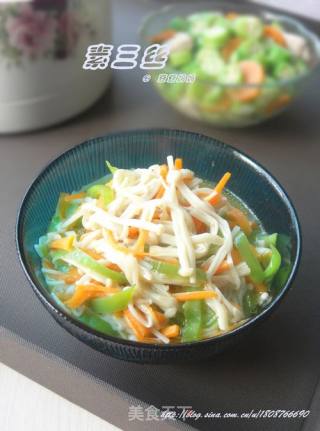 素食小菜也美味——素炒三丝的做法