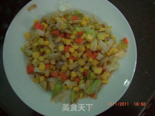 给素食者贴秋膘：松仁玉米