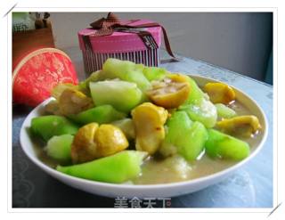 板栗棱瓜的做法