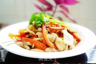 蘑菇炒肉片的做法