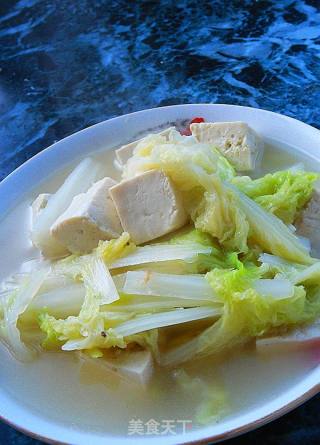 家常菜---【大白菜炖豆腐】的做法