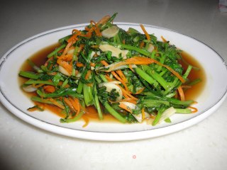 素炒茼蒿的做法