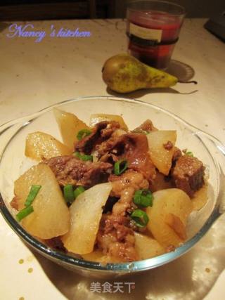 暖冬肉菜—萝卜烧牛腩的做法
