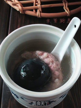 南昌特色皮蛋肉饼汤的做法