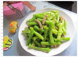 肉丝豇豆的做法