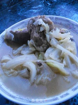 脊骨炖白菜的做法