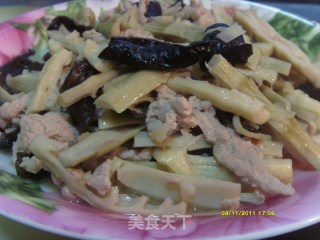 扁尖肉丝的做法