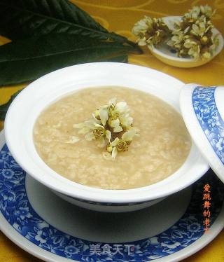 枇杷花糯米粥的做法