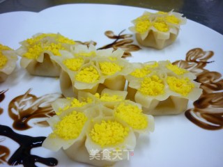 牡丹蒸饺的做法