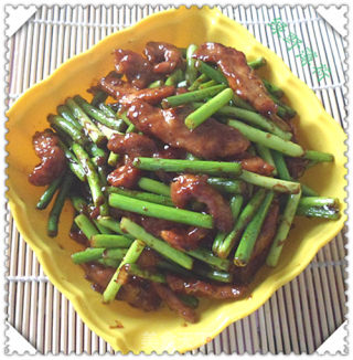 肉炒蒜苔的做法