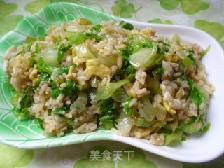 生菜鸭蛋炒饭