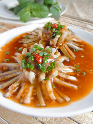 香味浓郁酸甜可口—肉末浇汁茄花的做法