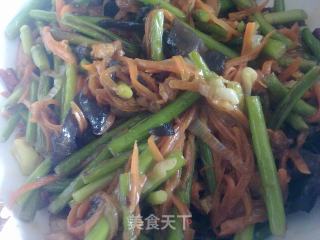 不用豆瓣酱的鱼香肉丝的做法