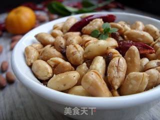 零食亦可下酒-------------麻辣花生米的做法
