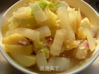 清淡减肥——土豆白菜汤