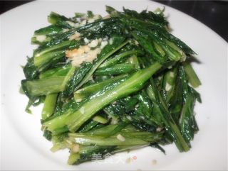 蒜蓉炒苦麦菜的做法