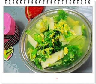 青菜鸡蛋汤的做法