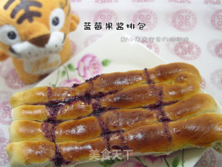 蓝莓果酱排包的做法