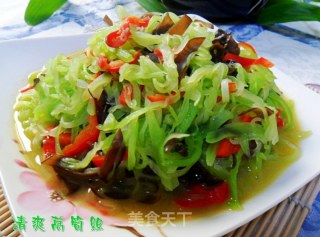 清爽莴笋丝的做法