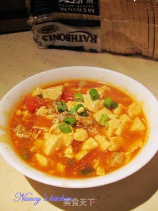 番茄烧豆腐的做法