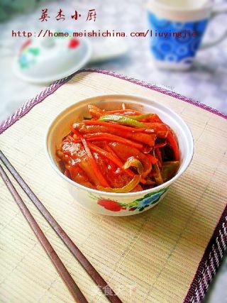 酸甜茄条的做法