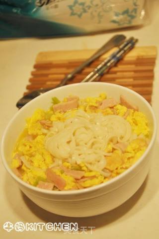 鸡蛋汤面的做法