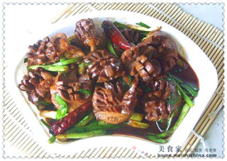 韭菜头炒鸡胗的做法