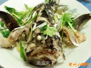 油淋黑头鱼的做法