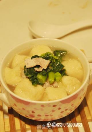 小蔬肉片汤的做法
