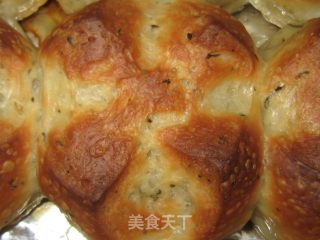罗勒餐包的做法