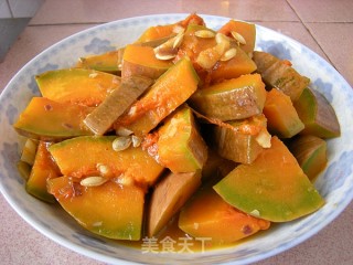 减肥佳品——清炒南瓜