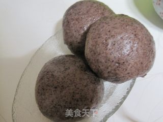 自制黑米面馒头的做法