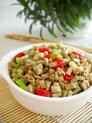 风味脆豇豆的做法