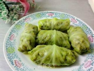 圆白菜香菇肉卷的做法