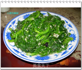 蒜泥茼蒿的做法