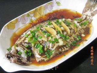 清蒸扁口鱼的做法