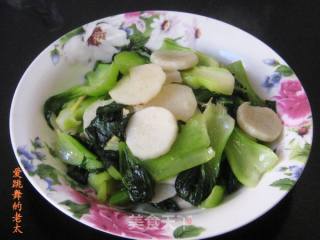 山药炒青菜的做法