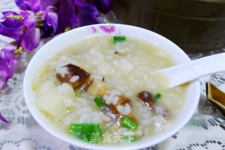 香菇鸡肉山药粥的做法