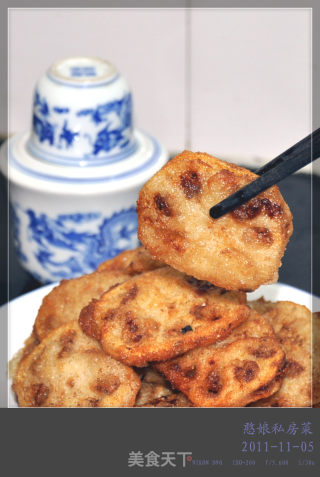 酥炸藕合--怎一个香字了得的做法
