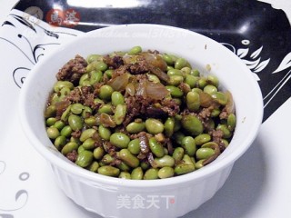 青豆牛肉末的做法