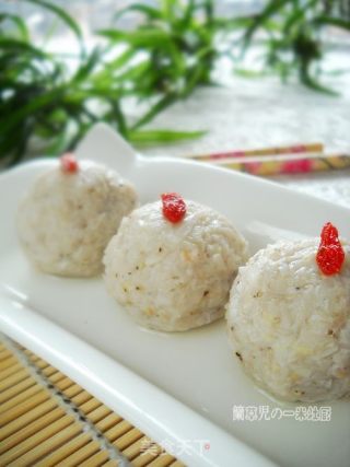 蒸莲藕肉丸的做法