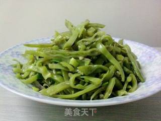 小炒扁豆丝的做法
