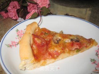 奥尔良烤火腿披萨的做法