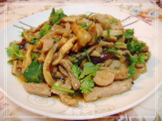 香菇滑肉的做法