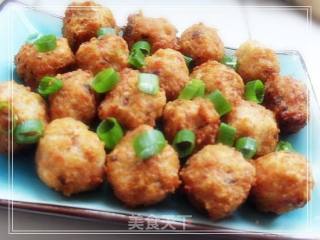 莲藕小丸子的做法