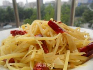 酸辣土豆丝的做法