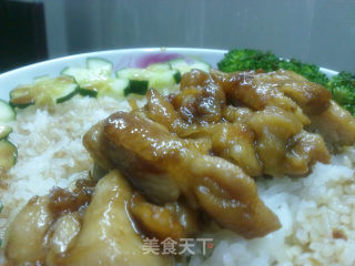 照烧鸡腿饭的做法