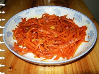 素炒胡萝卜丝的做法