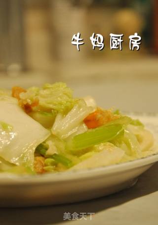 虾米白菜的做法