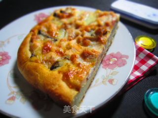 蘑菇鸡肉披萨的做法